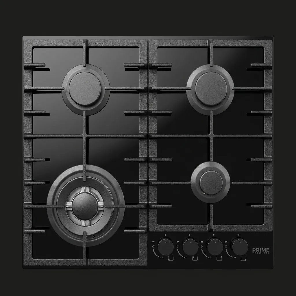 Варочная поверхность PRIME Technics газовая 58.4 см (PGH 50043 FGBC) (Black) 