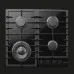 Варочная поверхность PRIME Technics газовая 58.4 см (PGH 50043 FGBC) (Black) 