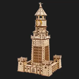 Дерев'яний 3D конструктор UGEARS Александрійський маяк (70254)
