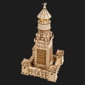 Дерев'яний 3D конструктор UGEARS Александрійський маяк (70254)