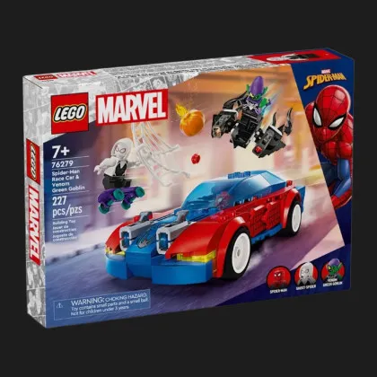 Конструктор LEGO Super Heroes Автомобиль для гонки Человека-Паука и Зеленый Гоблин с ядом Венома (76279)