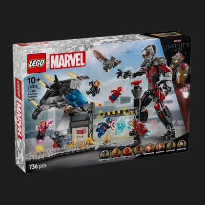 Конструктор LEGO Super Heroes Первый мститель: Противостояние Приключенческая битва (76314)