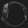 Garmin Fenix 9 Pro 43mm AMOLED Sapphire Carbon Gray DLC Titanium with Black/Pebble Gray Silicone Band