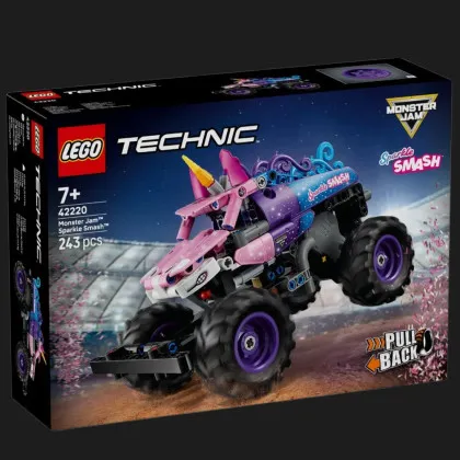 Конструктор LEGO Technic Monster Jam Sparkle Smash із функцією «Pull-Back» (42220)