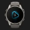 Garmin Fenix 9 43mm AMOLED Sapphire Titanium with Pebble Gray Silicone Band