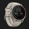 Garmin Fenix 9 43mm AMOLED Sapphire Titanium with Fog Gray Silicone Band