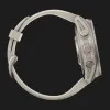Garmin Fenix 9 43mm AMOLED Sapphire Titanium with Fog Gray Silicone Band