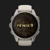 Garmin Fenix 9 43mm AMOLED Sapphire Titanium with Fog Gray Silicone Band