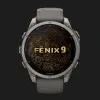 Garmin Fenix 9 47mm AMOLED Sapphire Titanium with Pebble Gray Silicone Band