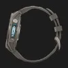 Garmin Fenix 9 47mm AMOLED Sapphire Titanium with Pebble Gray Silicone Band