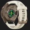 Garmin Fenix 9 Pro 43mm AMOLED Sapphire Autumn Gold Titanium with Cream/French Gray Silicone Band