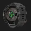 Garmin Fenix 9 47mm AMOLED Sapphire Carbon Gray DLC Titanium with Black Silicone Band