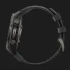 Garmin Fenix 9 47mm AMOLED Sapphire Carbon Gray DLC Titanium with Black Silicone Band