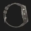 Garmin Fenix 9 51mm AMOLED Sapphire Titanium with Pebble Gray Silicone Band