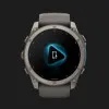 Garmin Fenix 9 51mm AMOLED Sapphire Titanium with Pebble Gray Silicone Band