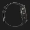 Garmin Fenix 9 51mm AMOLED Sapphire Carbon Gray DLC Titanium with Black Silicone Band