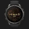 Garmin Fenix 9 Pro 47mm AMOLED Sapphire Carbon Gray DLC Titanium with Black/Pebble Gray Silicone Band