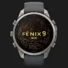 Garmin Fenix 9 Pro 47mm AMOLED Sapphire Titanium with Graphite/Black Silicone Band