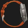 Garmin Fenix 9 Pro 47mm LTE AMOLED Sapphire Titanium with Autumn Orange/Spark Orange Silicone Band
