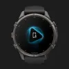 Garmin Fenix 9 Pro 43mm AMOLED Sapphire Carbon Gray DLC Titanium with Black/Pebble Gray Silicone Band
