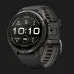 Garmin Fenix 9 Pro 43mm AMOLED Sapphire Carbon Gray DLC Titanium with Black/Pebble Gray Silicone Band