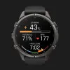 Garmin Fenix 9 Pro 43mm AMOLED Sapphire Carbon Gray DLC Titanium with Black/Pebble Gray Silicone Band