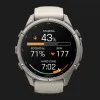 Garmin Fenix 9 Pro 43mm AMOLED Sapphire Titanium with Fog Gray/Dark Sandstone Silicone Band