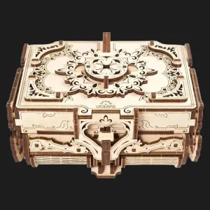 Деревянный 3D-конструктор UGEARS Автоматон: Велосипедист (70148)