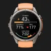 Garmin Fenix 9 Pro 43mm AMOLED Sapphire Titanium with Shell Pink/Autumn Orange Silicone Band