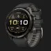 Garmin Fenix 9 Pro 47mm AMOLED Sapphire Carbon Gray DLC Titanium with Black/Pebble Gray Silicone Band