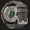 Garmin Fenix 9 Pro 51mm Sapphire Solar Titanium with Pebble Gray/Silver Gray Silicone Band