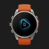 Garmin Fenix 9 Pro 47mm AMOLED Sapphire Titanium with Autumn Orange/Spark Orange Silicone Band
