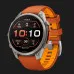 Garmin Fenix 9 Pro 47mm AMOLED Sapphire Titanium with Autumn Orange/Spark Orange Silicone Band
