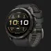 Garmin Fenix 9 Pro 51mm AMOLED Sapphire Carbon Gray DLC Titanium with Black/Pebble Gray Silicone Band