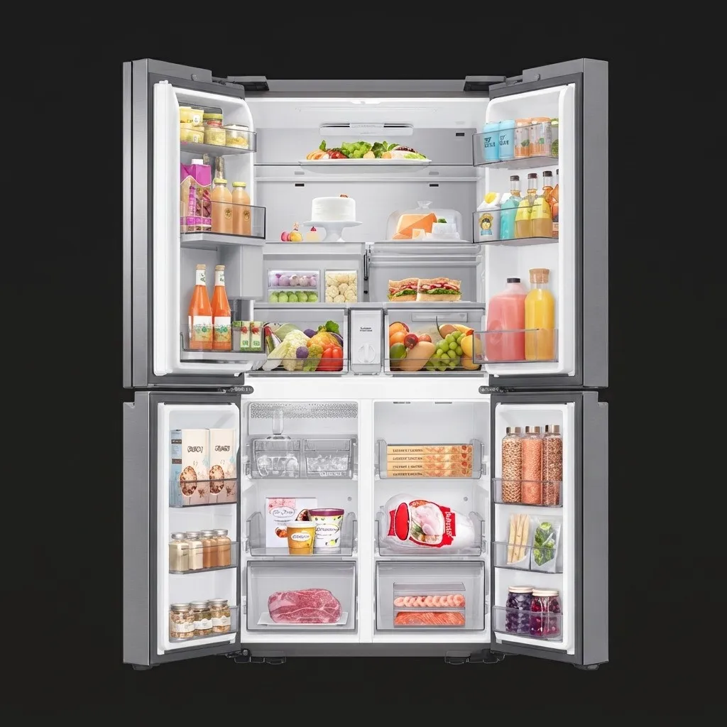 Холодильник Samsung (RF65DG960ESRUA) (Silver)