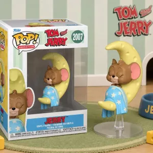Фигурка Funko Pop! серии Том и Джерри S4 — Джерри на Сырной Луне (86281)