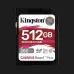 Карта памяти Kingston Canvas React Plus SDXC 512GB UHS-II U3 V60 (SDR2V6/512GB)
