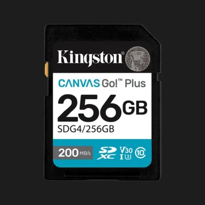 Карта памяти Kingston Canvas Go! Plus SDXC 256Gb UHS-1 U3 V30(SDG4/256GB)