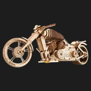 Дерев'яний 3D конструктор UGEARS Байк VM-02 (70051)