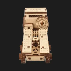 Деревянный 3D конструктор UGEARS Военный тягач (70199)