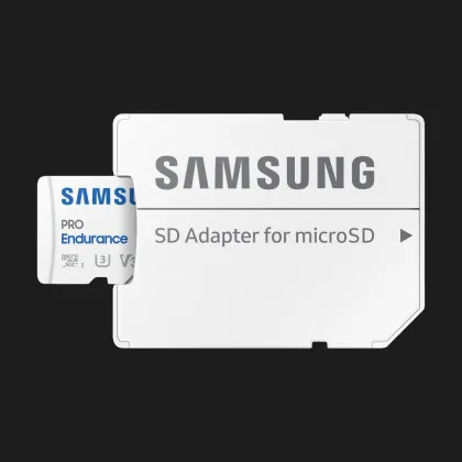 Карта памяти Samsung 256GB microSDXC PRO Endurance UHS-I U3 V30 Class 10 +SD Adapter