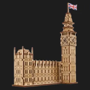 Деревянный 3D-конструктор UGEARS Биг-Бен (70250)