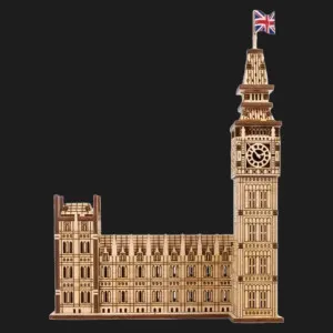Деревянный 3D-конструктор UGEARS Биг-Бен (70250)