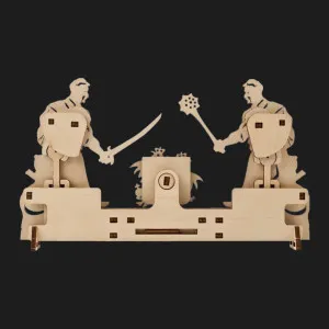 Деревянный 3D конструктор UGEARS Возрастная битва за свободу (70182)