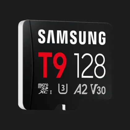 Карта памяти Samsung microSDXC 128GB T9 A2 V30 (MB-MH128T/WW)