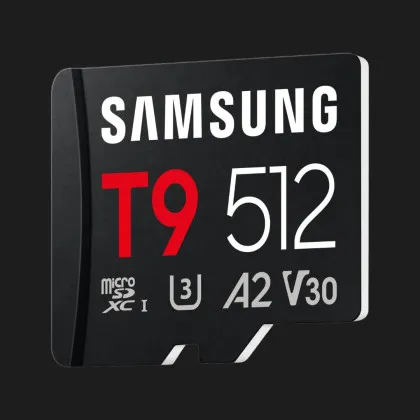 Карта пам'яті Samsung microSDXC 512GB T9 A2 V30 (MB-MH512T/WW) в Берегові