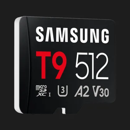 Карта пам'яті Samsung microSDXC 512GB T9 A2 V30 (MB-MH512T/WW) в Берегові