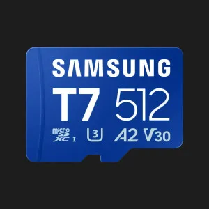 Карта пам'яті Samsung microSDXC 512GB T7 A2 V30 (MB-MB512T/WW) в Хмельницькому