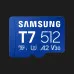 Карта пам'яті Samsung microSDXC 512GB T7 A2 V30 (MB-MB512T/WW)