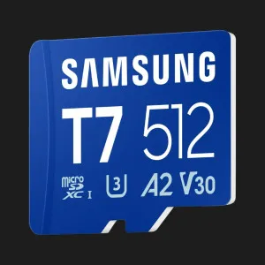 Карта пам'яті Samsung microSDXC 512GB T7 A2 V30 (MB-MB512T/WW) в Хмельницькому